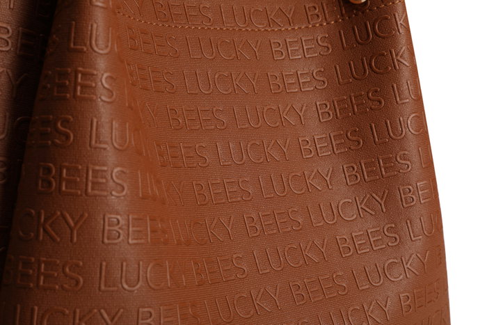 Lucky Bees Bandolera Color Tostado